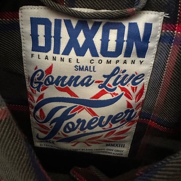 DIXXON Gonna Live Forever Flannel - Picture 8 of 9